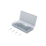 400 rivets type pop alu assortiment de 2. 4 � 4. 8 mm