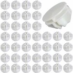 40pcs fils cube plastique abs connecteur cube de rangement blanc raccord meuble de rangement raccord ...