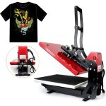 40x50 auto heat press presse � chaleur presse � chaud pour t - shirts presse � transfert 2000w