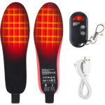 41 - 45)semelles chauffantes usb avec 3 niveaux de r�glage de la temp�rature - semelles thermiques rechargeabl ...