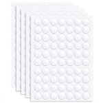 420 pi�ces ruban double face transparent rond points adh�sifs autocollant adh�sif amovible multi - usages ...