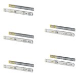 Emuca - 4303605 lot de 5 coulisses pour tiroirs, roulement à billes, hauteur 45mm, profondeur 600mm, ... Emuca - 4303605 lot de 5 coulisses pour tiroirs, roulement à billes, hauteur 45mm, profondeur 600mm, ...
