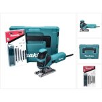 Makita 4351 fctj scie sauteuse pendulaire 720 w + 16x lame + makpac
