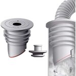 45 - 50mm joint de tuyau de machine � lave, gris bouchon anti odeur machine � laver joint machine � laver, ...