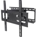 461252 support mural tv con�u pour tv incurv�es, inclinable, pivotable, distance mur / support variable, ...
