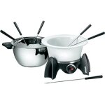 48615 appareil � fondue 500 w avec r�glage manuel de la temp�rature noir, argent - unold