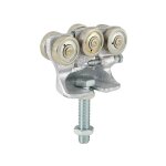 Helm - 492 monture tole galvanisée, fixation sur plat, galet avec moyeu m16x70, hauteur réglable Helm - 492 monture tole galvanisée, fixation sur plat, galet avec moyeu m16x70, hauteur réglable