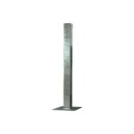 Potelet hauteur 1200mm section 100x40 avec platine galva Potelet hauteur 1200mm section 100x40 avec platine galva