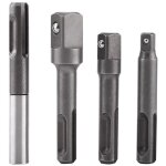 4pcs 1 / 4  3 / 8  1 / 2  porte douilles � bille porte douilles de vissage sds sds - plus magn�tique ...