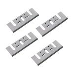 4pcs 3 - 1 / 4 inch tooling lames de raboteuse lame de rechange pour raboteuse �lectrique hss lame de ...