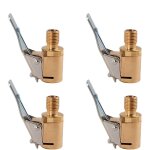 4pcs adaptateur de valve de pneu de voiture, mandrin pneumatique avec clip adaptateur, adaptateur gonfleur ...