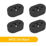 4pcs cintre support d'�chappement de voiture 2 trous, silent bloc echappement en caoutchouc pour la plupart ...