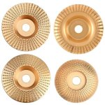 4pcs disque bois meuleuse en bois en carbure de tungst�ne pour fa�onner, meuler et couper - compatible ...
