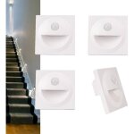 4pcs led lumi�re d'escalier spot encastr� blanc chaud 3000k applique murale encastr�e spot mural encastr� ...