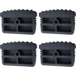 4pcs pieds d'�chelle, pieds de rechange capuchons couvre - pieds coussin de protection d'�chelle en pvc, ...