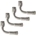 Vurahome - 4pcs qualit� pro adaptateur d'extension de valve de pneu, xu, extension de tige de valve de ...