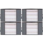 4pcs sacs de rangement v�tement grand boite rangement cartons d�m�nagement pliable housse couette pour ...