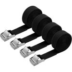 4pcs sangle d'arrimage, 2m x 20mm kit de fixation avec sangle de serrage boucle de serrage, pour moto, ...