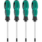 4pcs / set tournevis embouts de tournevis u fourche magntique vis rainure conducteur cr - v multi function ...