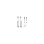 Abcrital - 4pcs verin  gaz 80n, verin hydraulique, verin meuble amortisseur porte placard pour armoires ...