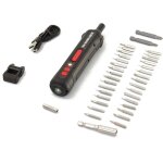 4v mini tournevis electrique sans fil, jeu de tournevis de pr�cision 1, 5 ah, 3 vitesses, lumi�re led, ...