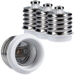 4x adaptateur de douille - convertisseur de douilles e40 vers e27 - adaptateur de support de lampe culot ...