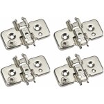 Cyclingcolors - 4x embase en croix blum 173h7100 acier distance d = 0 mm h = 8, 5mm clip top charnire ...