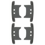 4x embout guidage de lame de volet roulant en pvc noir coulisse maintien treuil fen�tre store ouverture ...