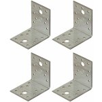 Cyclingcolors - 4x querre d'assemblage ferrure 50x35x50mm acier angle lit meuble bois table armoire ...