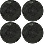 4x filtre � charbon actif compatible avec franke linfa fdl 664 xs, linfa fdl 764 xs, linfa fdl 964 xs, ...