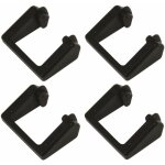 Cyclingcolors - 4x limiteur d'ouverture d'angle 120� maxi pour charni�re tiomos en plastique delrin noir ...