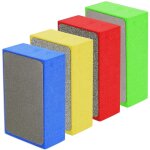 4x tampons de polissage � la main en diamant, blocs de pon�age en b�ton, cale a poncer, tampons �ponges ...