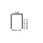 5 000 agrafes galvanis�es d - 16 - 12, 5 x 16 x d. 0, 5 x 1, 25 mm - 6d - 161 - alsafix