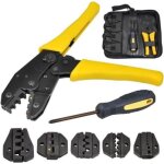 5 en 1 pince � sertir � cosses pour connecteurs isol�s et non isol�s avec 1 tournevis et sac outil sertissage ...