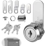 5 cl�s, 5 types de verrous diff�rents, serrure de 16 mm, convient aux serrures � levier pour bo�tes aux ...