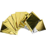 5 couvertures de survie r�fl�chissantes imperm�ables - urgence, randonn�e, camping, secours, premiers ...