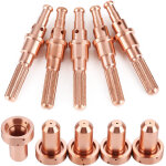 5 �lectrodes 9 - 8215 et 5 embouts de buse 9 - 8210 pour torche plasma thermal dynamics sl60 / 100
