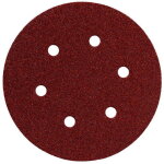 5 feuilles abrasives auto - agrippantes, 150 mm, p 80, s�rie � professional �, pour bois et m�tal, pour ...