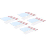5 jeux de bandes adh�sives pour filtre de confidentialit�, double face avec languettes de support coulissantes ...