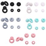 5 paires de bouchons d'oreille silencieux en boucle pour la r�duction du bruit dormir silicone natation ...