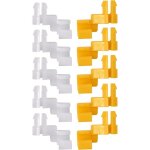 5 paires) clip de tige de verrouillage de poign�e de hayon, clip de tige de poign�e de hayon (jaune et ...