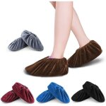 5 paires surchaussures lavables couvre - chaussure anti glisse r�utilisables antid�rapant chausson avec ...