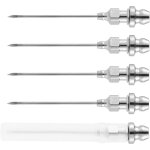 5 pcs aiguille d'injecteur de graisse, petit aiguille pompe � graisse de roulement aiguille de graisse ...