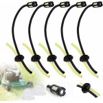 5 pcs durite essence debroussailleuse en caoutchouc kit de joint de tuyau d'essence avec filtre universel ...