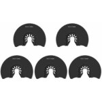 5 pcs lame de scie segmente m�tal lames de scie oscillante semi circulaire universelles en carbure pour ...