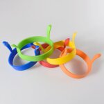 5 pcs moule oeuf au plat, moule � oeufs en silicone moule a pancake emporte