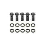 5 pcs raccord de frein crea banjo vis boulon de frein de moto m10x1mm en acier inoxydable kit de joint ...