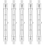 5 pi�ces 200w r7s ampoule halog�ne 118mm 220 - 240v 3100 lm lumi�re blanche chaude tige halogene dimmable ...