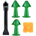 5 pi�ces applicateur et grattoir de buse � calfeutrer, outil de dissolvant de silicone, kit d'outils ...