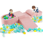 5 pi�ces. blocs de construction en mousse blocs de construction g�ants avec piscine � balles grands blocs ...
